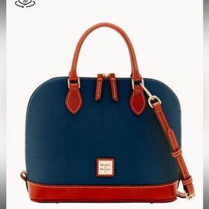 Dooney & Bourke Zip Zip Satchel Pebble Leather